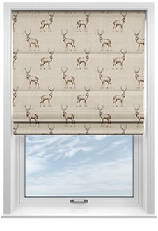 Glencoe, Natural - Twist&Fit Roman Blind